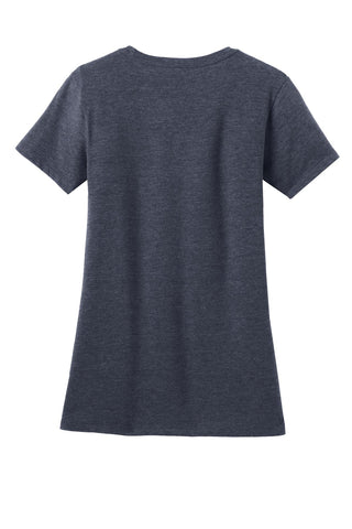 District Women's Perfect Blend CVC Tee (Heathered Navy)