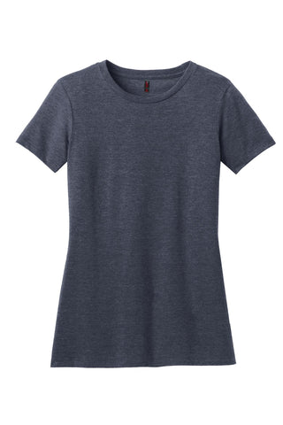 District Women's Perfect Blend CVC Tee (Heathered Navy)