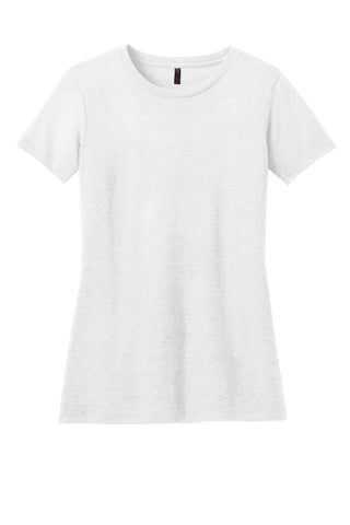 District Women's Perfect Blend CVC Tee (White)