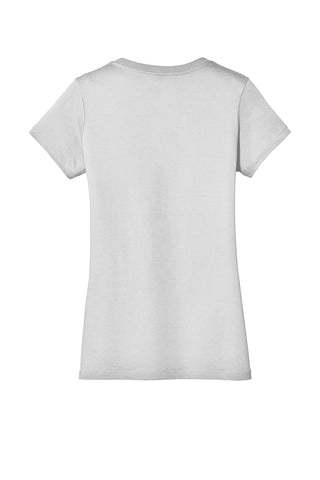 District Women's Perfect Weight V-Neck Tee (Bright White)
