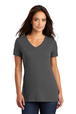 District Women's Perfect Weight V-Neck Tee (Charcoal)