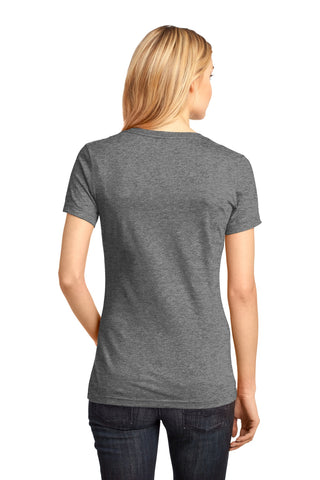 District Women's Perfect Weight V-Neck Tee (Heathered Nickel)