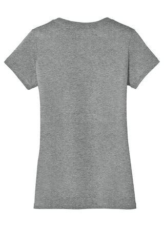 District Women's Perfect Weight V-Neck Tee (Heathered Nickel)