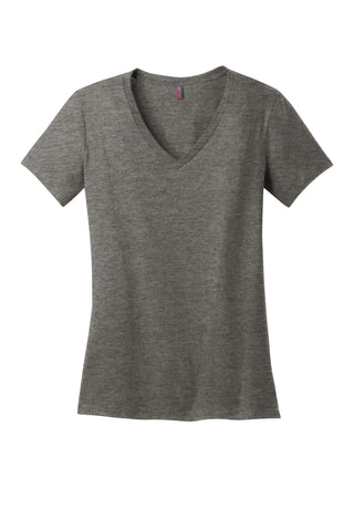 District Women's Perfect Weight V-Neck Tee (Heathered Charcoal)
