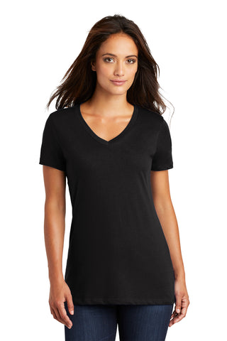 District Women's Perfect Weight V-Neck Tee (Jet Black)