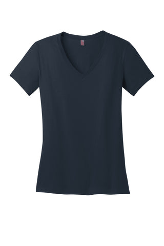 District Women's Perfect Weight V-Neck Tee (New Navy)