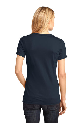 District Women's Perfect Weight V-Neck Tee (New Navy)