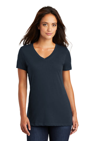 District Women's Perfect Weight V-Neck Tee (New Navy)