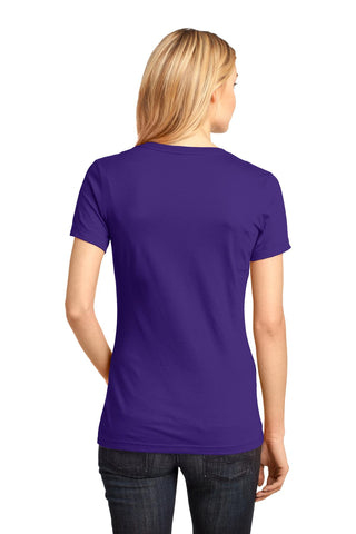 District Women's Perfect Weight V-Neck Tee (Purple)