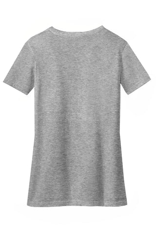 District Women's Perfect Blend CVC V-Neck Tee (Light Heather Grey)