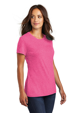 District Women's Perfect Tri Tee (Fuchsia Frost)