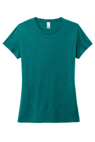 District Women's Perfect Tri Tee (Heathered Teal)