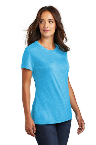 District Women's Perfect Tri Tee (Turquoise Frost)