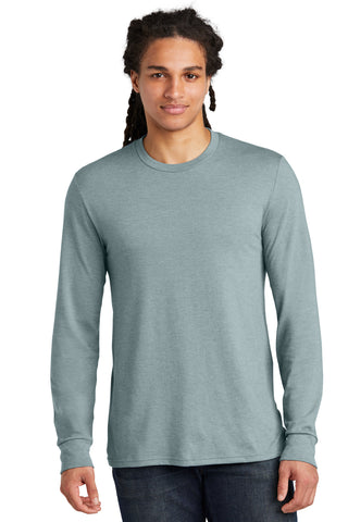 District Perfect Tri Long Sleeve Tee (Flint Blue Heather)