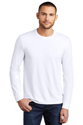 District Perfect Tri Long Sleeve Tee (White)