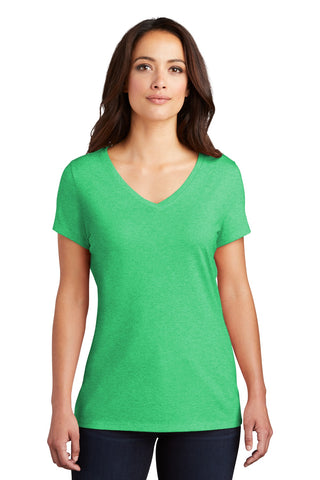 District Women's Perfect Tri V-Neck Tee (Green Frost)