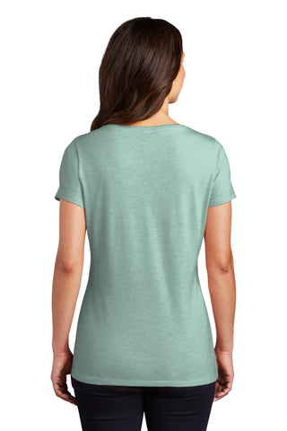 District Women's Perfect Tri V-Neck Tee (Heathered Dusty Sage)