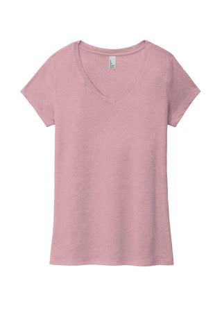 District Women's Perfect Tri V-Neck Tee (Heathered Lavender)
