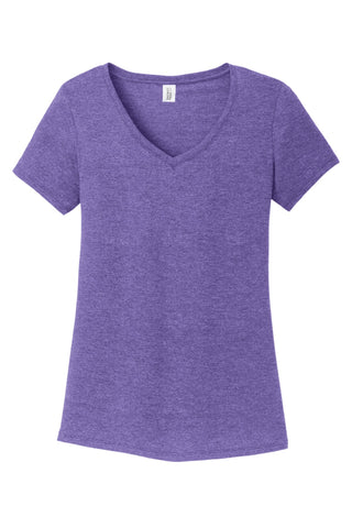 District Women's Perfect Tri V-Neck Tee (Purple Frost)