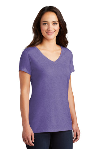 District Women's Perfect Tri V-Neck Tee (Purple Frost)