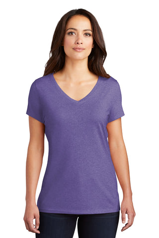 District Women's Perfect Tri V-Neck Tee (Purple Frost)