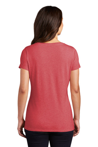 District Women's Perfect Tri V-Neck Tee (Red Frost)