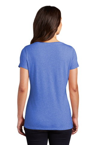 District Women's Perfect Tri V-Neck Tee (Royal Frost)