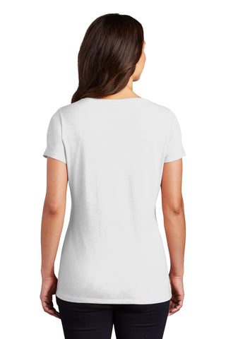 District Women's Perfect Tri V-Neck Tee (White)