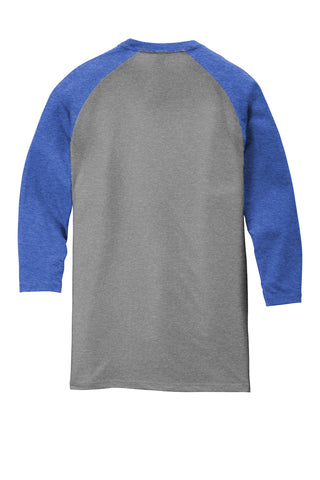 District Perfect Tri 3/4-Sleeve Raglan (Royal Frost/ Grey Frost)