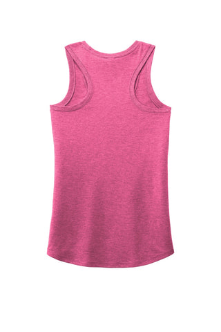 District Women's Perfect Tri Racerback Tank (Fuchsia Frost)