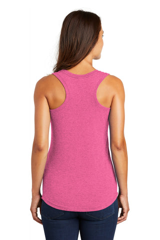 District Women's Perfect Tri Racerback Tank (Fuchsia Frost)