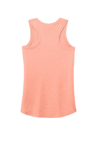 District Women's Perfect Tri Racerback Tank (Heathered Dusty Peach)