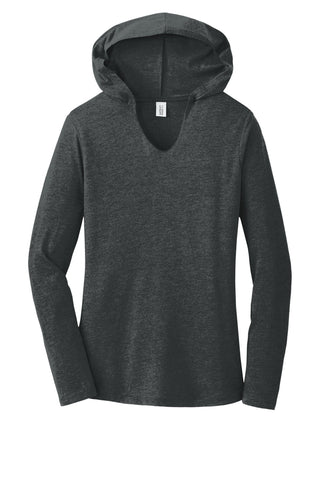 District Women's Perfect Tri Long Sleeve Hoodie (Black Frost)