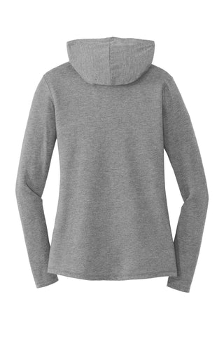 District Women's Perfect Tri Long Sleeve Hoodie (Grey Frost)