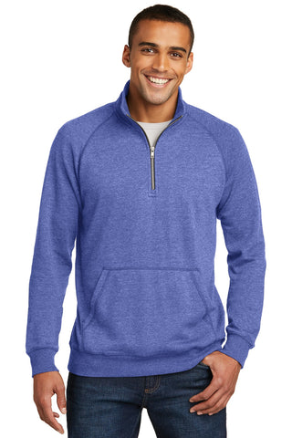 District Lightweight Fleece 1/4-Zip (Heathered Deep Royal)