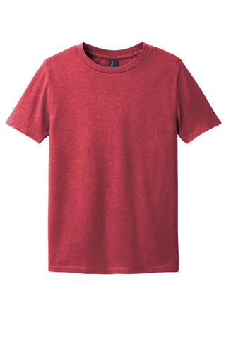 District Youth Perfect Blend CVC Tee (Heathered Red)