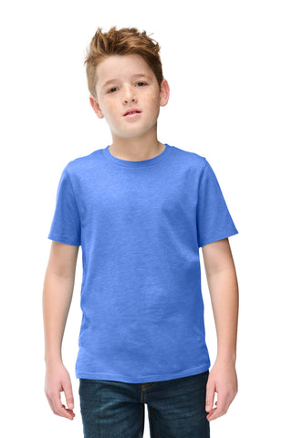District Youth Perfect Blend CVC Tee (Heathered Royal)