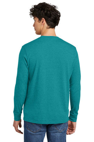 District Perfect Blend CVC Long Sleeve Tee (Heathered Teal)