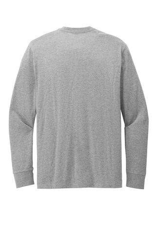 District Perfect Blend CVC Long Sleeve Tee (Light Heather Grey)