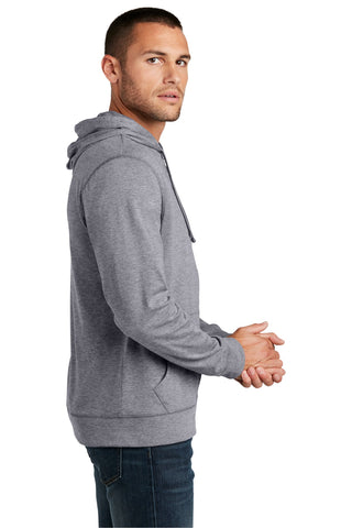 District Jersey Full-Zip Hoodie (Dark Heather Grey)