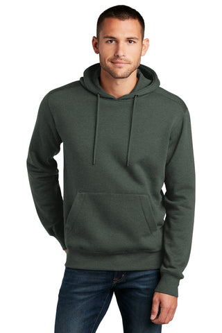 District Perfect Weight Fleece Hoodie (Heathered Forest Green)