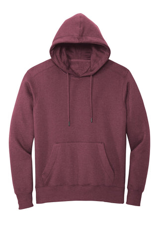 District Perfect Weight Fleece Hoodie (Heathered Loganberry)