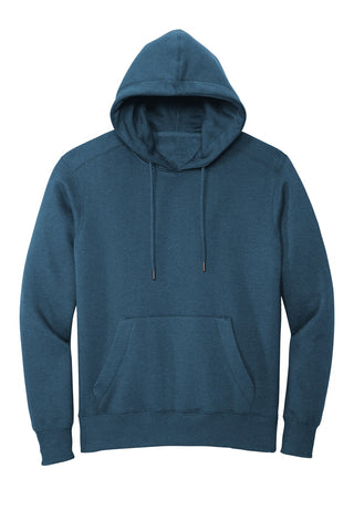 District Perfect Weight Fleece Hoodie (Heathered Poseidon Blue)