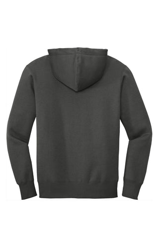 District Perfect Weight Fleece Full-Zip Hoodie (Charcoal)