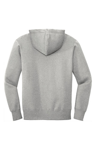 District Perfect Weight Fleece Full-Zip Hoodie (Heathered Steel)