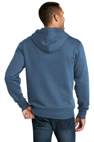 District Perfect Weight Fleece Full-Zip Hoodie (Maritime Blue)