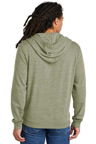 District Perfect Tri Fleece Full-Zip Hoodie (Military Green Frost)