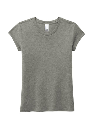 District Girls Perfect Tri Tee (Grey Frost)