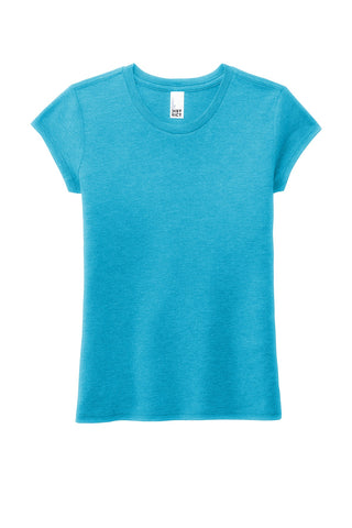 District Girls Perfect Tri Tee (Turquoise Frost)