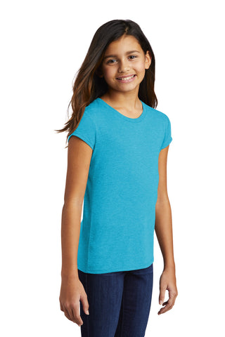 District Girls Perfect Tri Tee (Turquoise Frost)